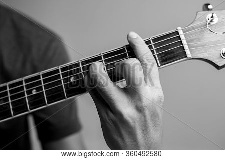 Musicians Are Catching Guitar Chords.