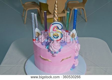 Lol Birthday Cake For Girls . Pastry Chef Decorates A Cake With Ginger Homemade Gingerbread-style Do