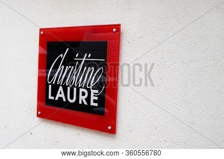 Bordeaux , Aquitaine / France - 02 21 2020 : Christine Laure Logo Store Sign Brand Shop Women Clothi