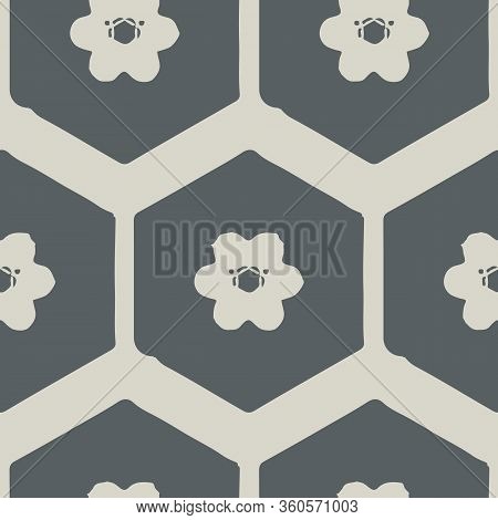 Geometric Nature Collection Illustration Seamless Pattern Background 08