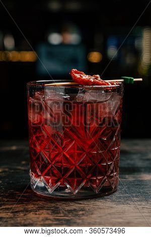 The Cocktail At The Bar Is Alcoholic, Nonalcoholic.