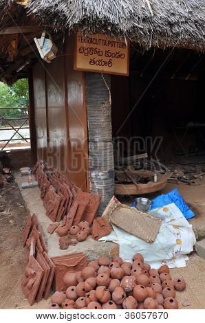 Shilparamam arts and crafts village in Hyderabad, India