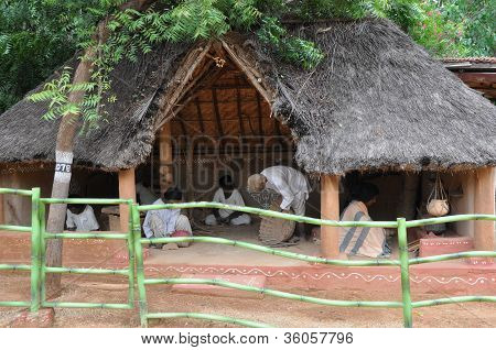 Shilparamam arts and crafts village in Hyderabad, India