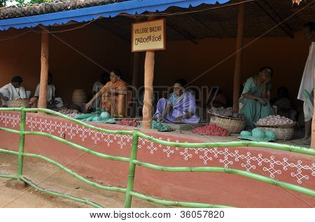 Shilparamam arts and crafts village in Hyderabad, India