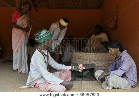 Shilparamam arts and crafts village in Hyderabad, India