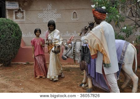 Shilparamam arts and crafts village in Hyderabad, India