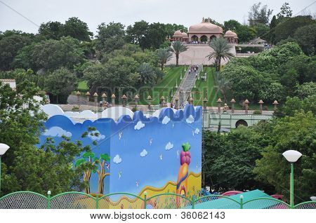 Kids and adults fun zone at Ramoji Film City in Hyderabad, India
