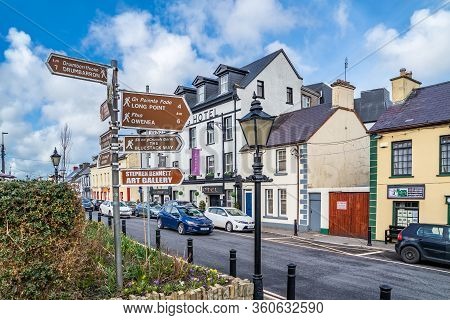 Ardara, County Donegal , Ireland - March 13 2020 : Ardara Town Is Still Busy During The Corona Outbr