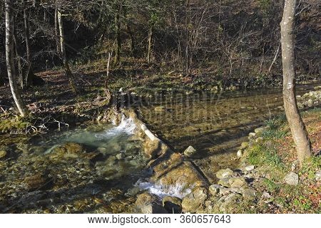 The Kozbanjscek River Near Kozbana In Primorska, Western Slovenia