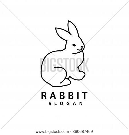 Rabbit Logo Template Vector Illustration Design Iicon