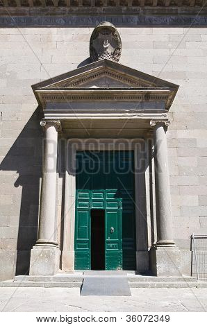 Katedralen i St. Margherita. Montefiascone. Lazio. Italien.