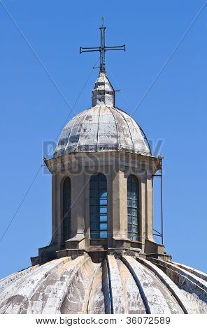 Katedralen i St. Margherita. Montefiascone. Lazio. Italien.