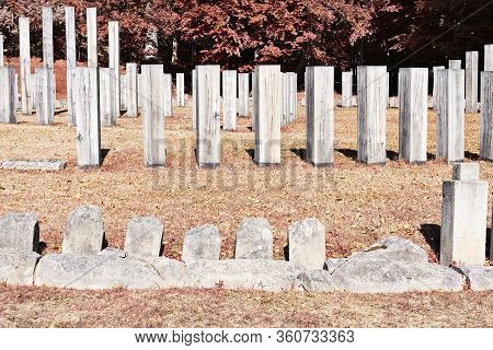 Ancient Ruins At Sarmizegetusa Regia In Orastie Mountains, Romania