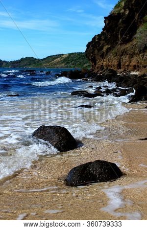 Beautiful Day At The Beach: Wonderful Beach Scenery On Fiji