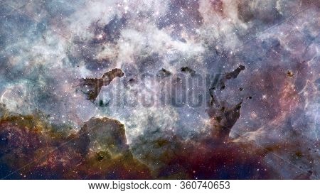 The Eagle Nebula In Deep. Elements Of This Image Furnished By Nasa