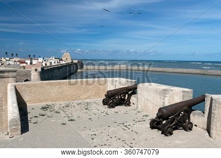 Architectural detail of Mazagan, El Jadida, Morocco - a Portuguese Fortified Port City registered as a UNESCO World Heritage Site