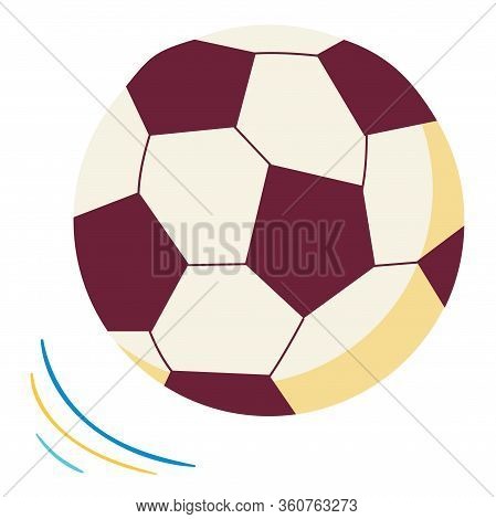 Soccer Ball Isolated On White Background. Vector Illustration Eps 10.