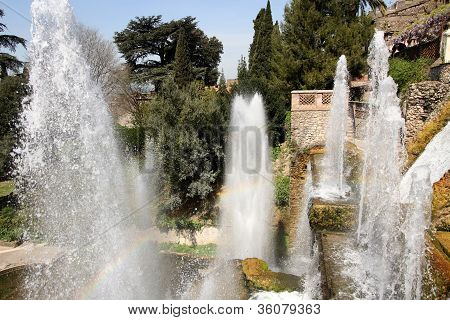 Villa D'Este, Tivoli, Italien