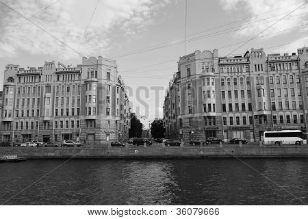 Nábřeží Fontanka. St.Petersburg