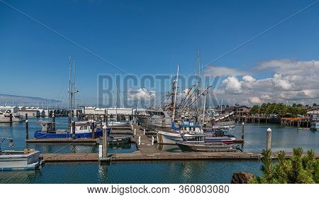 Bellingham, Washington - July 7, 2019: The Port Of Bellingham Operates Two Large Marinas, With Slips