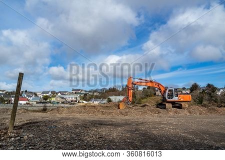 Ardara, County Donegal , Ireland - March 13 2020 : Ardara Distillery Works Stopped During The Corona