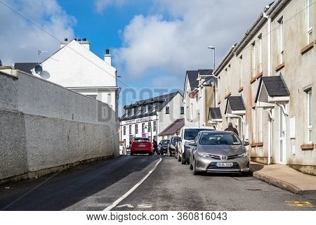 Ardara, County Donegal , Ireland - March 13 2020 : Ardara Town Is Still Busy During The Corona Outbr