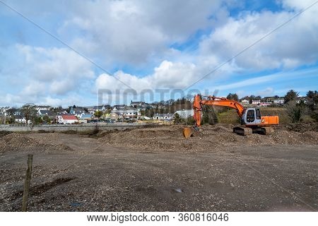 Ardara, County Donegal , Ireland - March 13 2020 : Ardara Distillery Works Stopped During The Corona