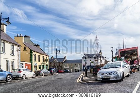 Ardara, County Donegal , Ireland - March 13 2020 : Ardara Town Is Still Busy During The Corona Outbr