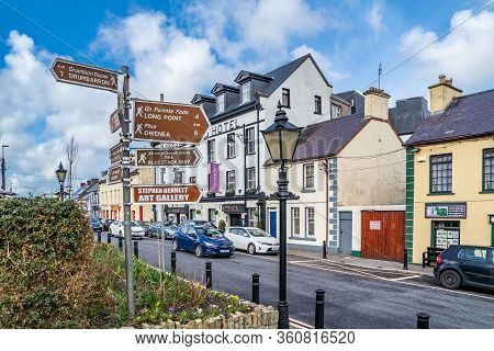 Ardara, County Donegal , Ireland - March 13 2020 : Ardara Town Is Still Busy During The Corona Outbr