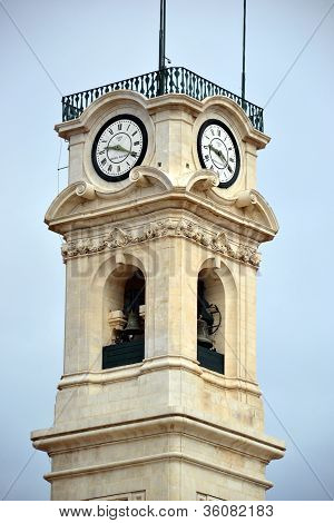 The Clock Tower At Coimbra University
