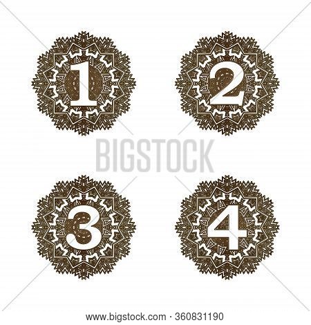 The Figure Is Like A Monogram In The Form Of A Mandala. You Can Create Stunning Foiled, Sketched, Em