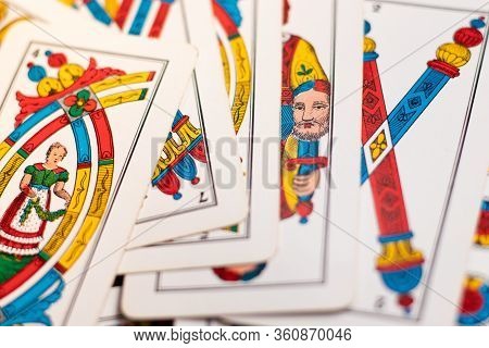 Split,croatia April 2020
Triestine Cards, Old European Game Originating From Northern Italy Laying O