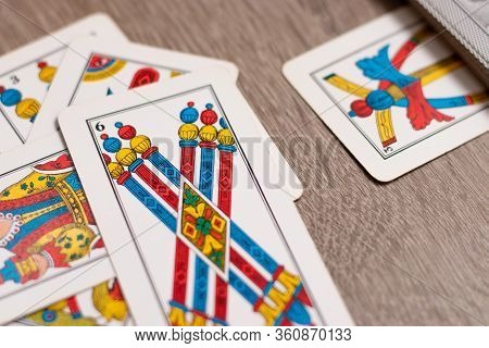 Split,croatia April 2020
Triestine Cards, Old European Game Originating From Northern Italy Laying O