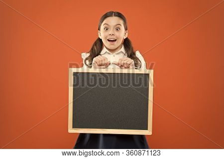 Student Rating. Happy Teachers Day. 1 September. Small Girl Demonstrate Announcement. Happy Small Sc
