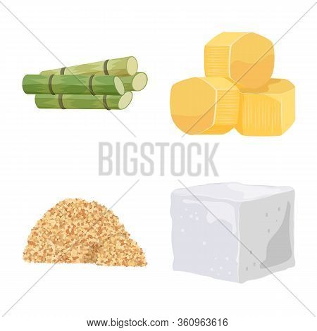 Vector Design Of Natural And Production Logo. Collection Of Natural And Organic Stock Vector Illustr