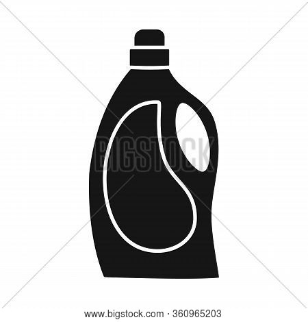 Vector Illustration Of Plastic And Bottle Symbol. Graphic Of Plastic And Liquid Vector Icon For Stoc