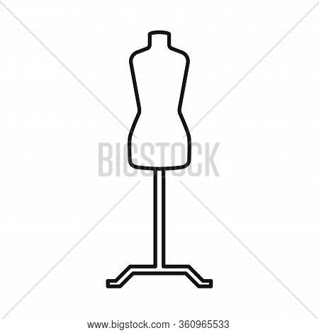 Vector Design Of Dummy And Feminine Symbol. Web Element Of Dummy And Plastic Vector Icon For Stock.