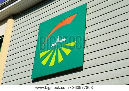 Bordeaux , Aquitaine / France - 12 04 2019 : Groupama Logo Brand Office Sign On French Insurance Age
