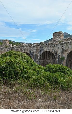 Fortress Of Neokastro In Pylos, Messinia, Greece
