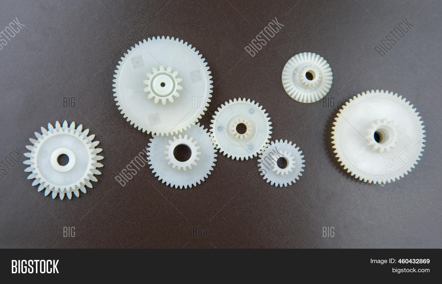 White Plastic Gears On Image & Photo (Free Trial) Bigstock
