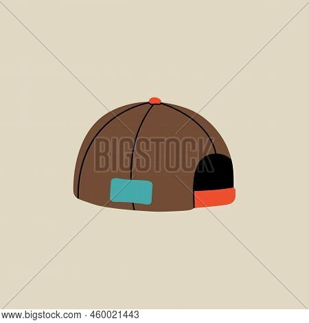 Head Accessory Element In Modern Style Flat, Line Style. Hand Drawn Vector Illustration Of Bini Hat,
