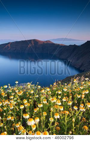 Fantastischen Blick auf Santorini Cliffs