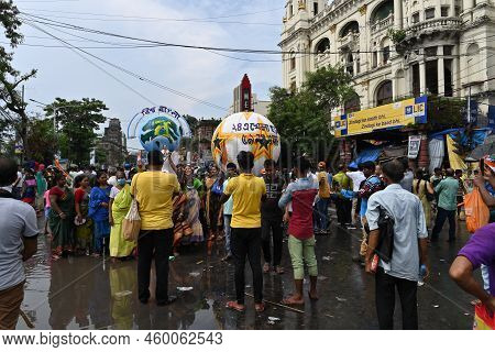 Kolkata, West Bengal, India - 21st July 2022 : All India Trinamool Congress Party, Aitc Or Tmc, At E