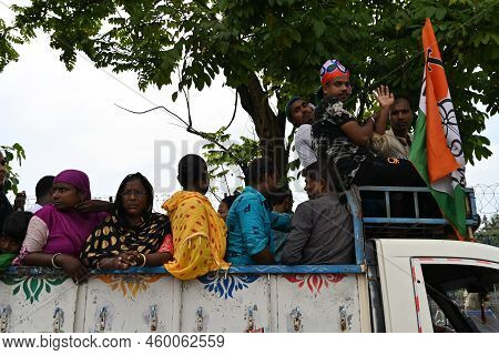 Kolkata, West Bengal, India - 21st July 2022 : All India Trinamool Congress Party, Aitc Or Tmc, At E