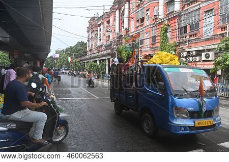 Kolkata, West Bengal, India - 21st July 2022 : All India Trinamool Congress Party, Aitc Or Tmc, At E