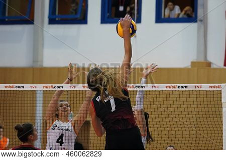 Istanbul, Turkey - May 03, 2022: Kiera Van Ryk In Action During Eczacibasi Dynavit Vs Turk Hava Yoll