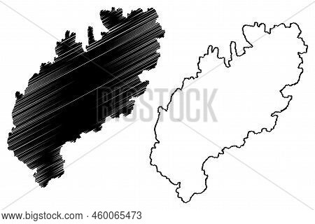 Lamba Island (united Kingdom Of Great Britain And Northern Ireland, Scotland, Shetland Islands) Map 