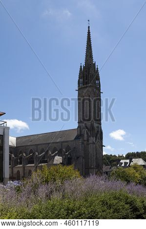 The Saint-mathieu Church In The City Of Quimper In The Finistère, Brittany.