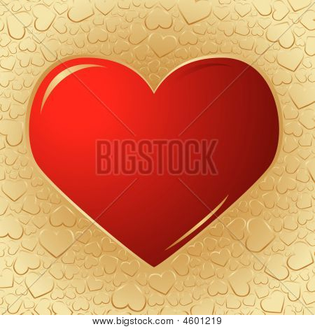 Valentine Background. Vector Illustration