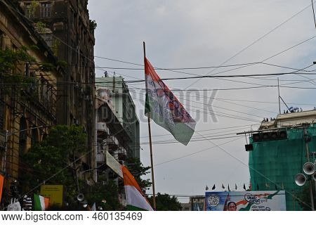 Kolkata,west Bengal,india - 21st July 2022 : All India Trinamool Congress Party, Aitc Or Tmc, At Eku